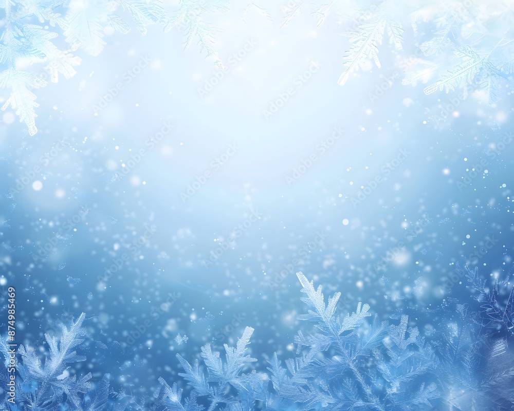 Iced blue winter background
Iced blue winter background