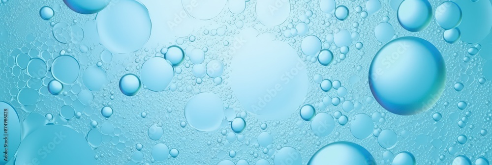 Close-up view of blue bubbles floating on a liquid surface Close-up view of blue bubbles floating on a liquid surface