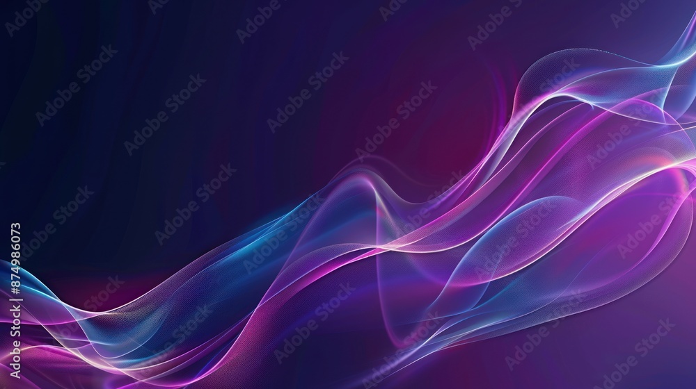 Abstract Purple and Blue Swirls Abstract Purple and Blue Swirls