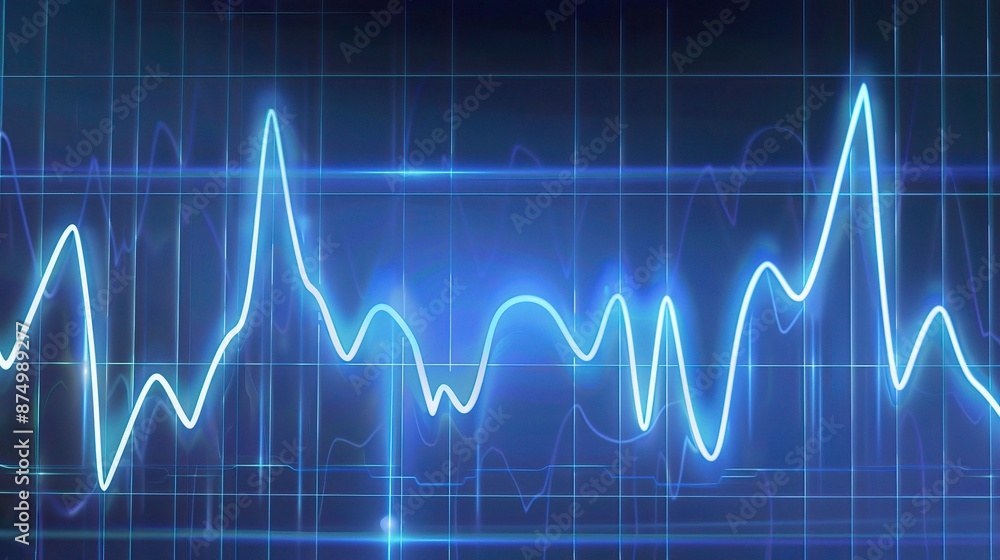 Concerned Doctor Monitoring Heart Arrhythmias on Medical Equipment, Illustrating Cardiac Health and Treatment Concept Concerned Doctor Monitoring Heart Arrhythmias on Medical Equipment, Illustrating Cardiac Health and Treatment Concept