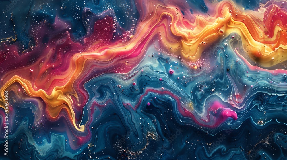 psychedelic liquid morphing art psychedelic liquid morphing art