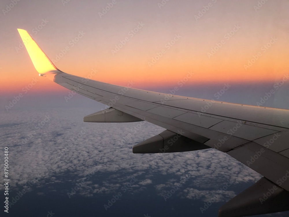 Obraz premium view from the airplane window
