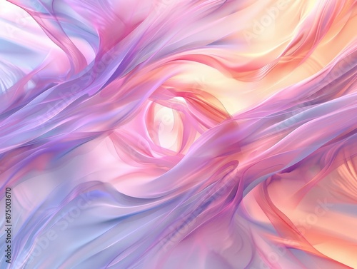 Abstract Swirling Pastel Colors Background Art for Creative Design Projects