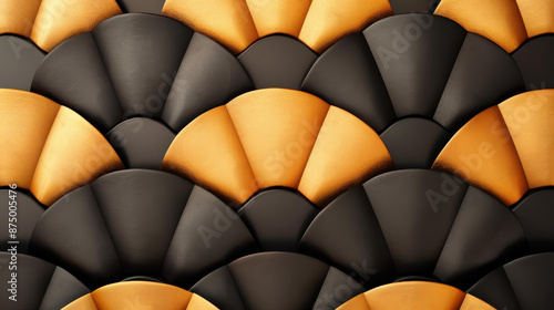 Elegant Art Deco patterns in seamless black and gold backgrounds. Perfect for adding a touch of luxury to any project.