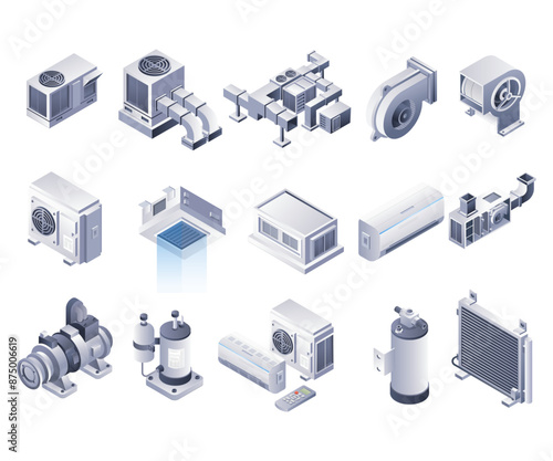 Industrial HVAC Equipment Cooling Systems
