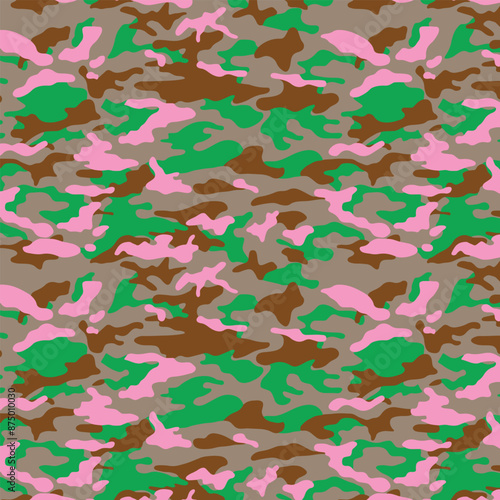 Abstract grunge camouflage, seamless texture, military camouflag