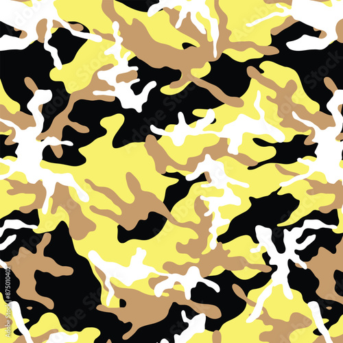 Abstract grunge camouflage, seamless texture, military camouflag