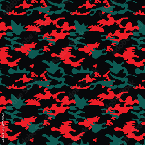 Abstract grunge camouflage, seamless texture, military camouflag