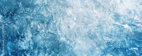 Ice texture, photo of surface with ice in style of ice punk © Anzhela