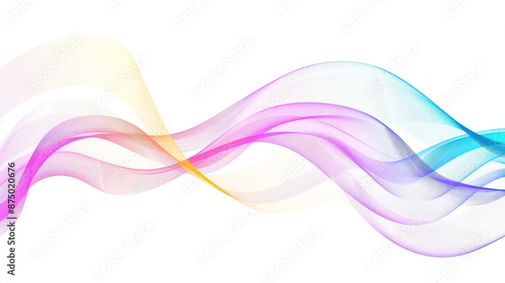 Abstract Swirling Waves of Color Abstract Swirling Waves of Color