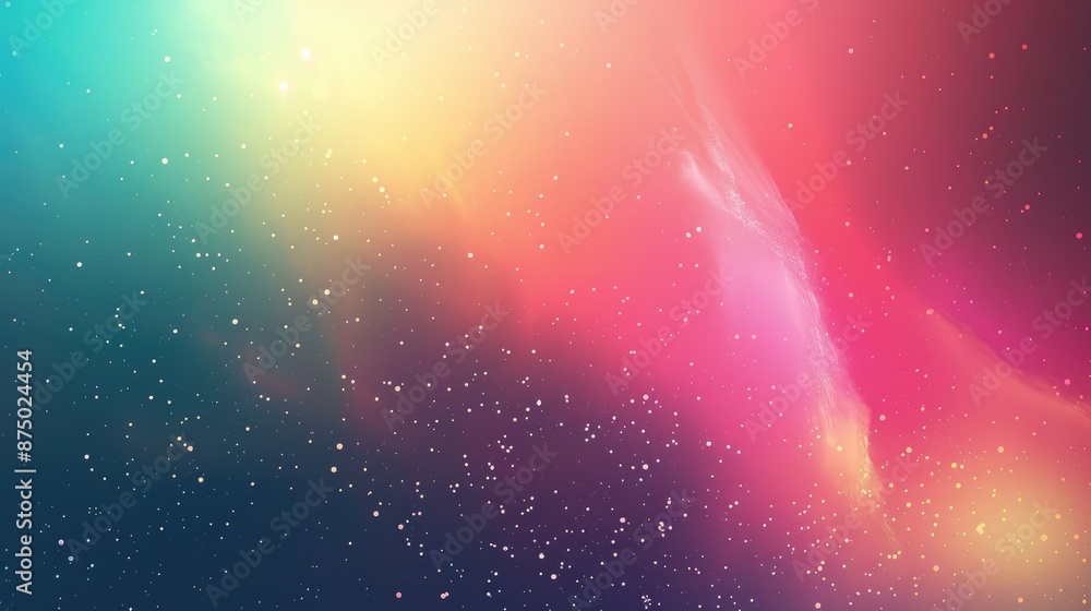 Abstract background with blurred retro color gradient and grainy futuristic design Abstract background with blurred retro color gradient and grainy futuristic design