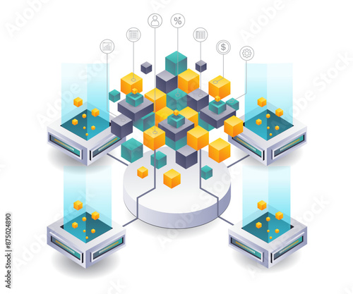 Business System Integration with Blockchain Technology Network