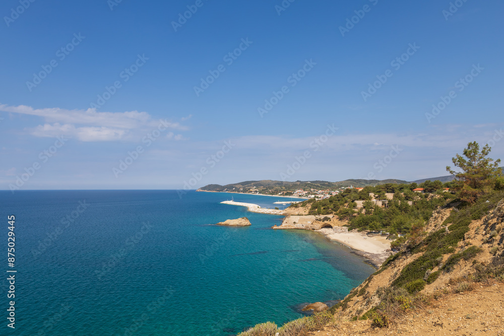 Seascape on the island of Thassos, The Crown of Limenaria area. A magical place. Seascape on the island of Thassos, The Crown of Limenaria area. A magical place.