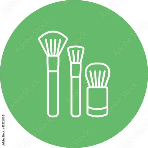 Makeup brushes Icon