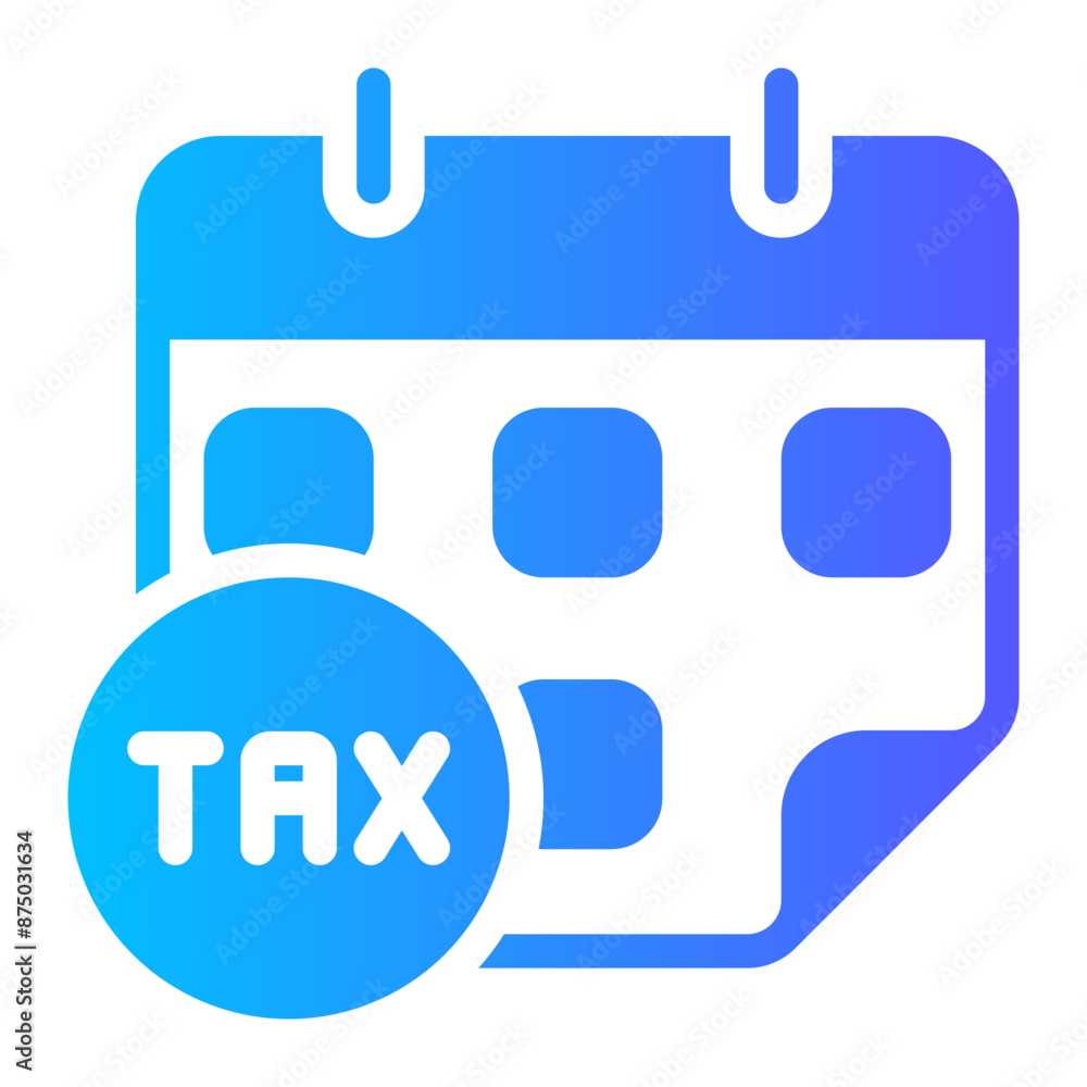 calendar gradient icon