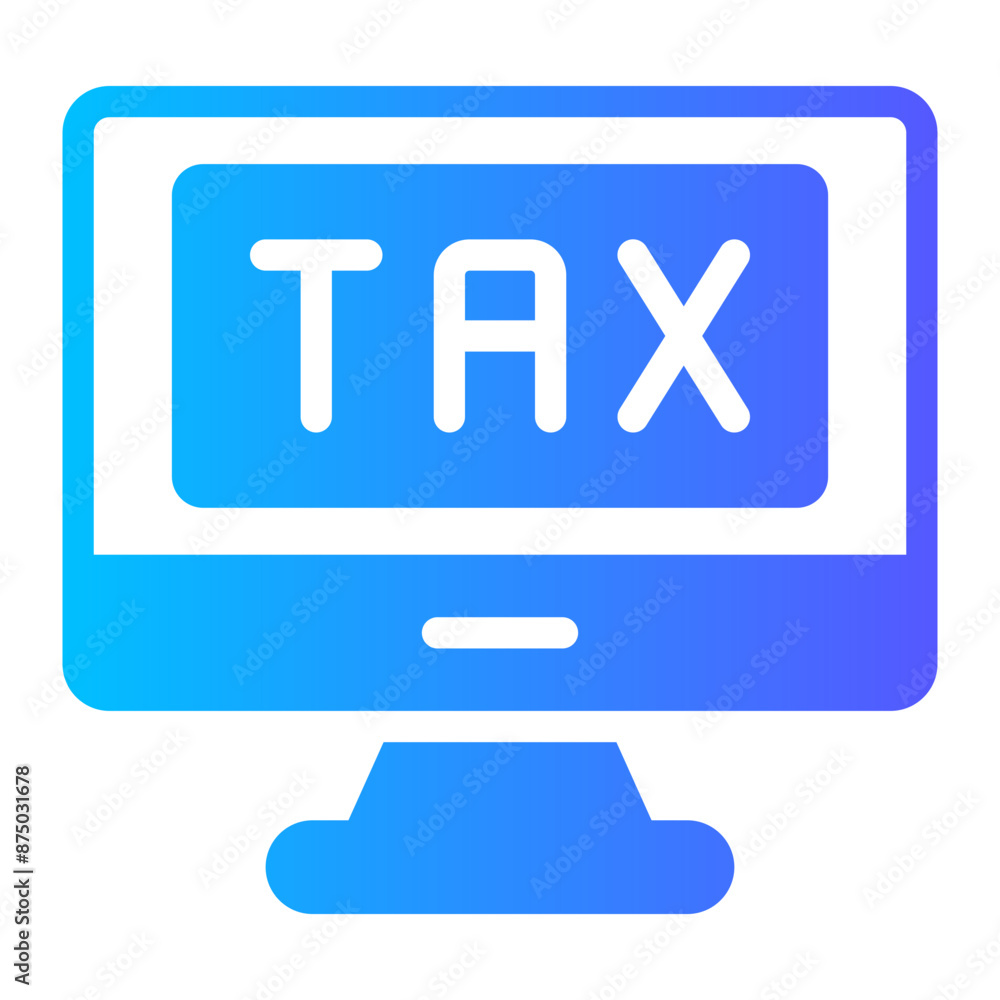 computer gradient icon