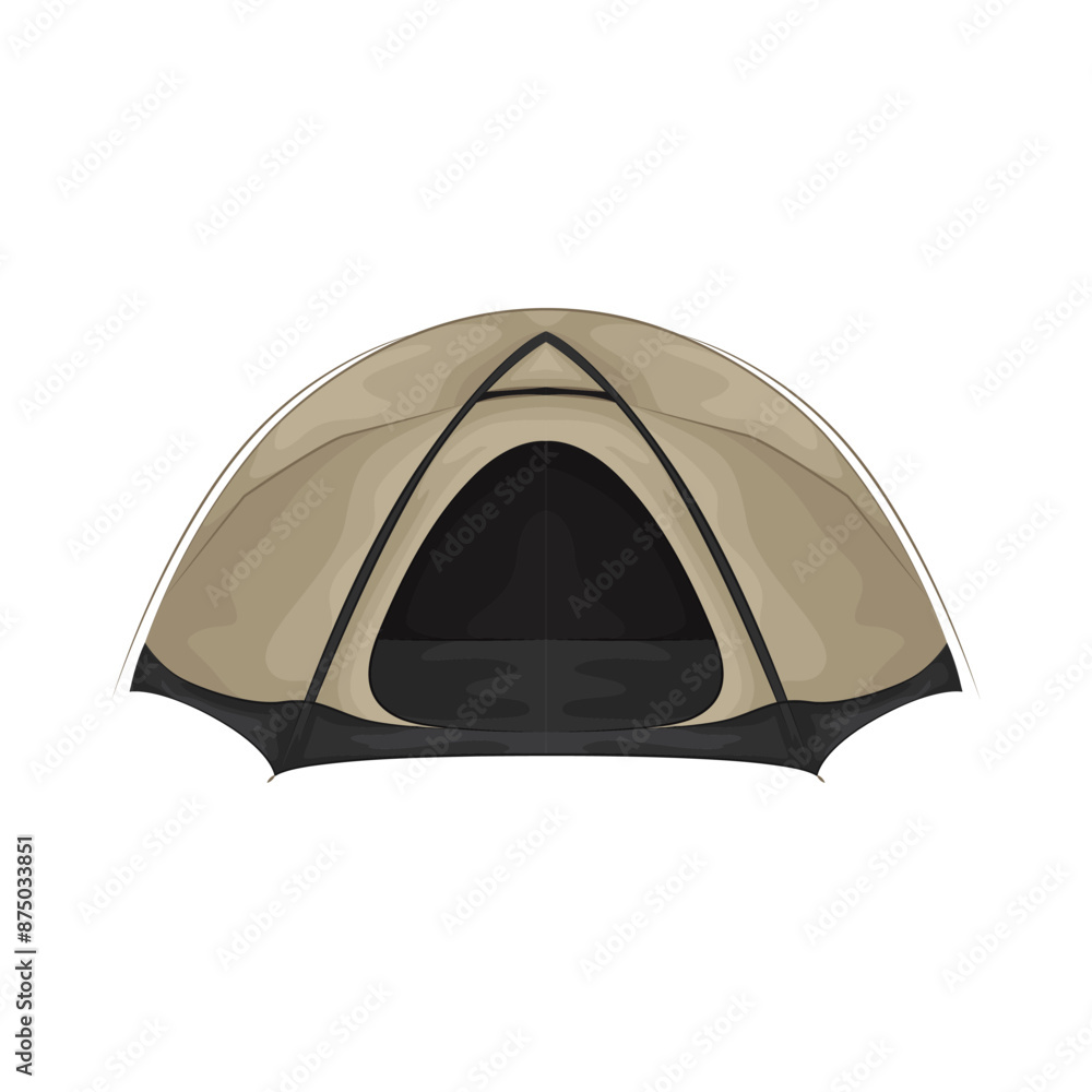 Illustration of camping tent Illustration of camping tent