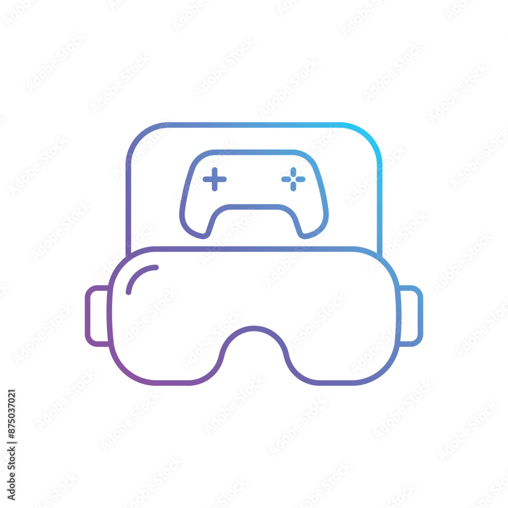 Vr Game vector icon Vr Game vector icon