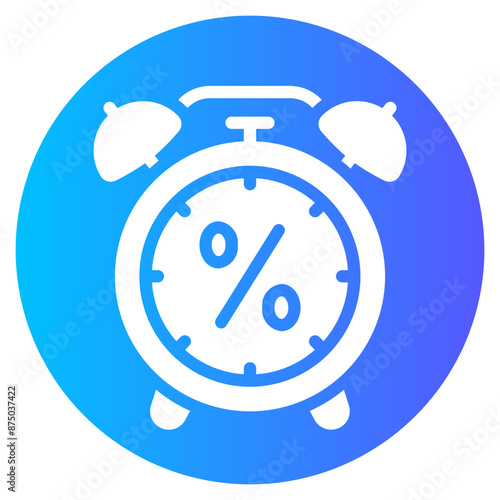 stopwatch gradient icon