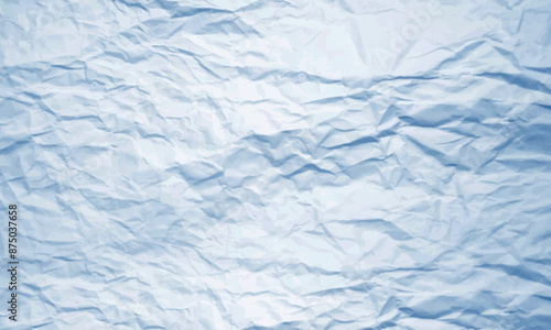 Texture of blue crumpled material