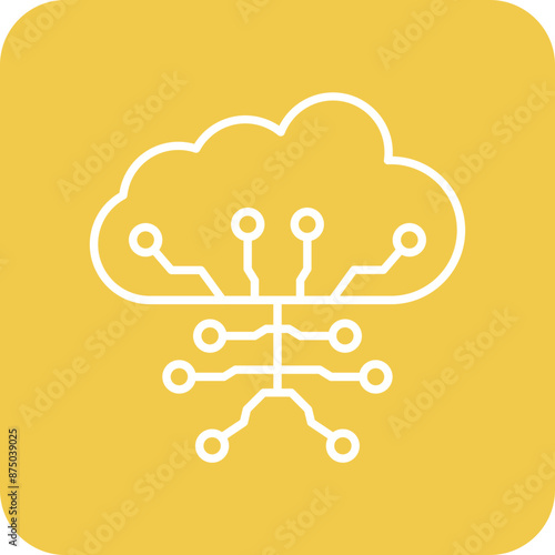 Cloud computing Icon