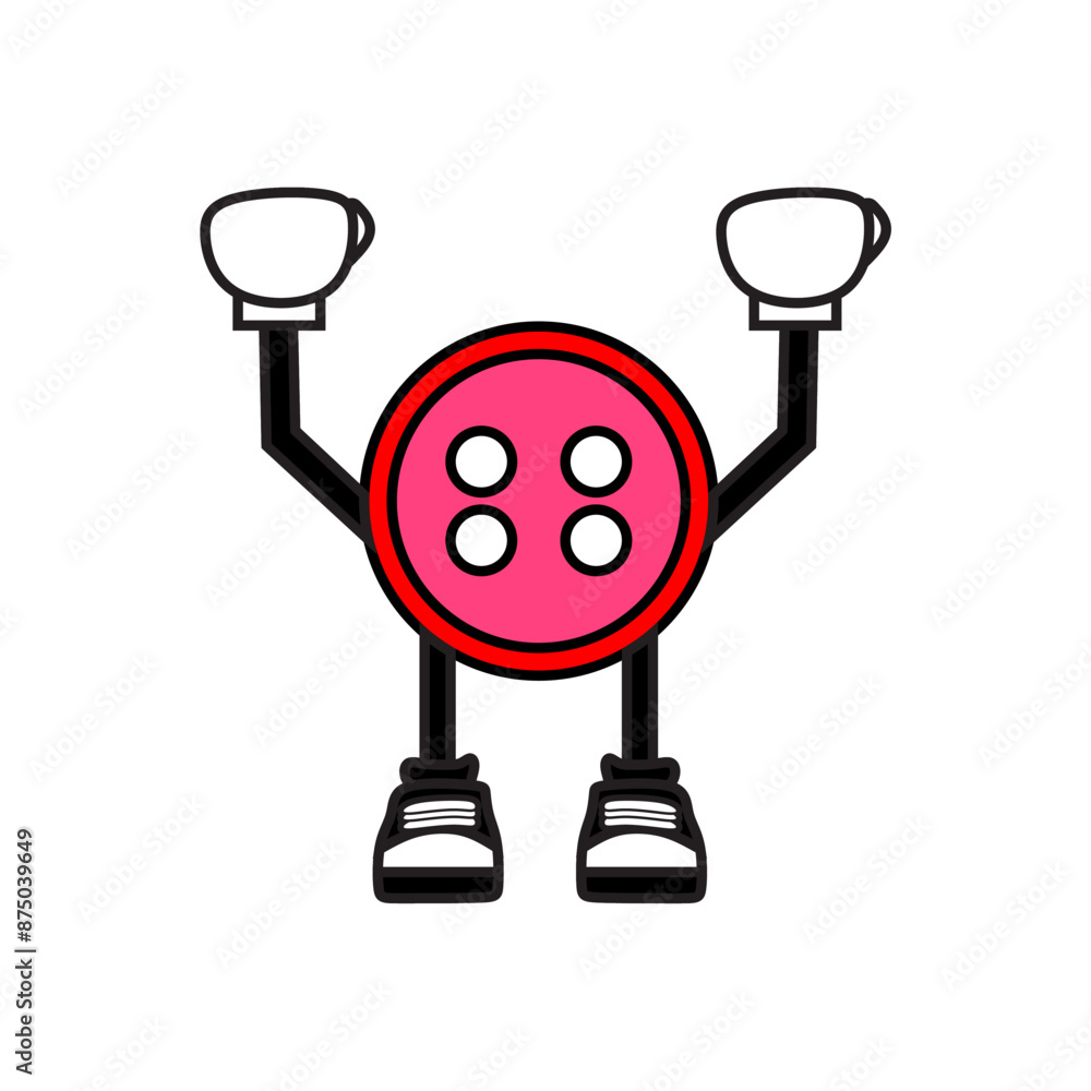 Fototapeta premium kancing illustration.eps