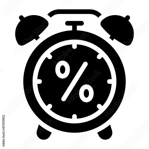 stopwatch glyph icon