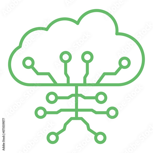 Cloud computing Icon