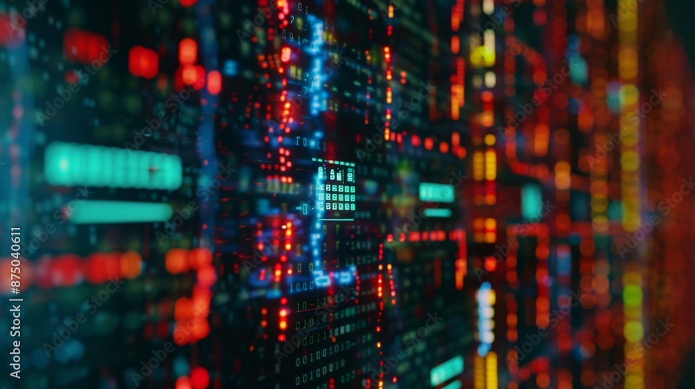 Abstract Digital Data Flow. Abstract Digital Data Flow.