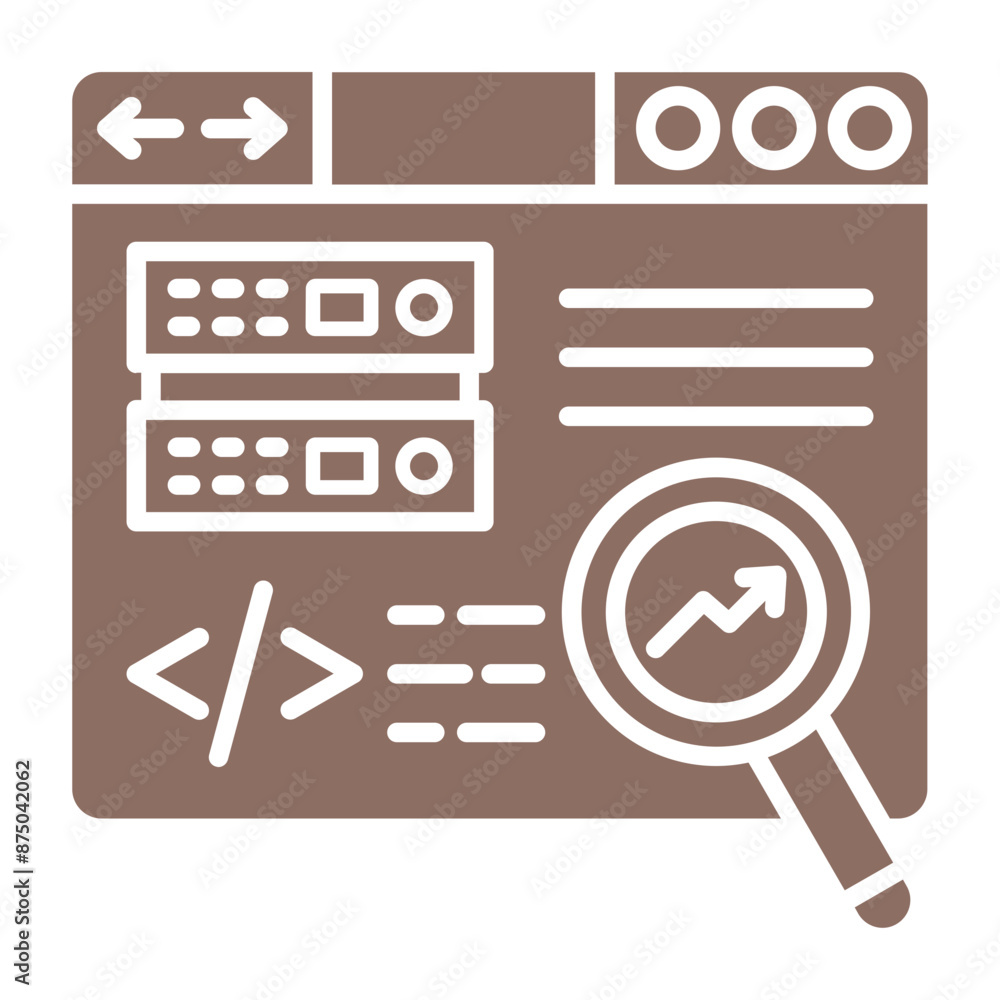 Web analysis Icon