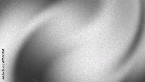 White and grey wave background with grainy texture, motion noise background