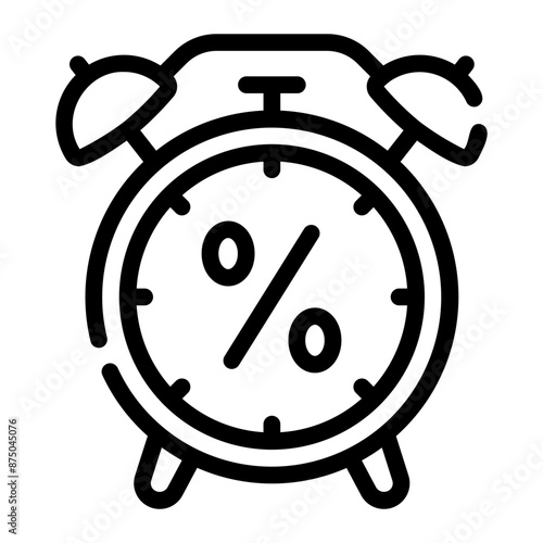 stopwatch line icon