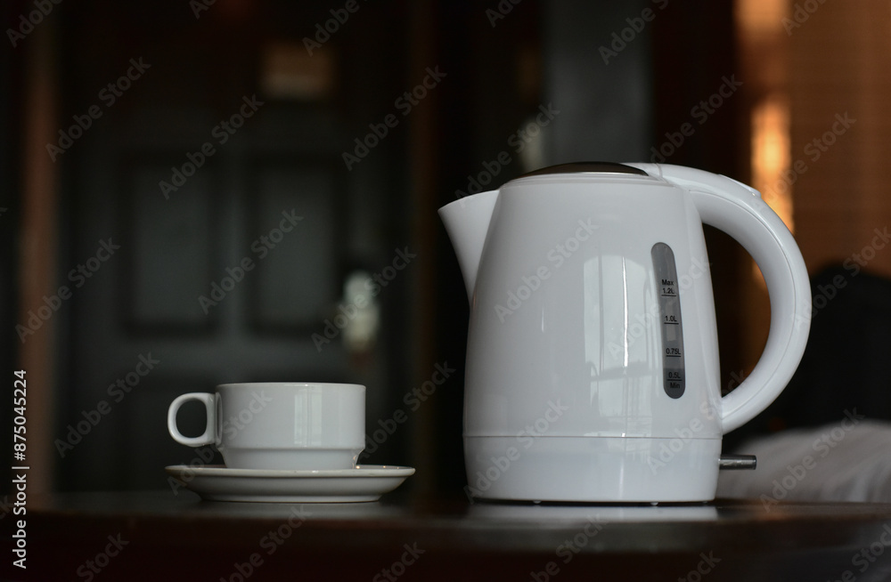 Hot water kettle for making tea and coffee