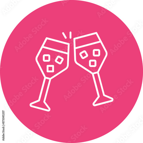 Juice glasses Icon