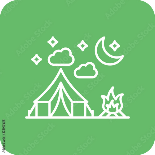 Night camp Icon
