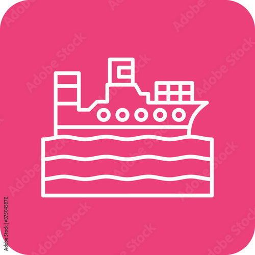 Cargo ship Icon
