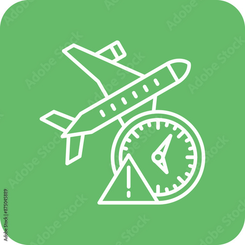 Flight delay Icon