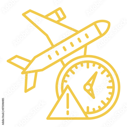 Flight delay Icon