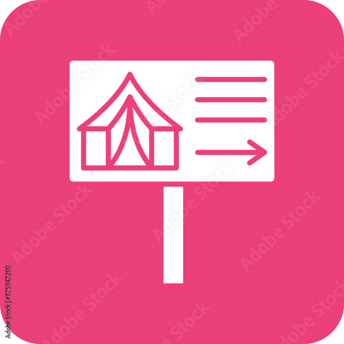 Camping zone Icon