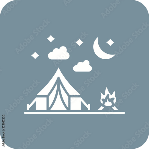 Night camp Icon