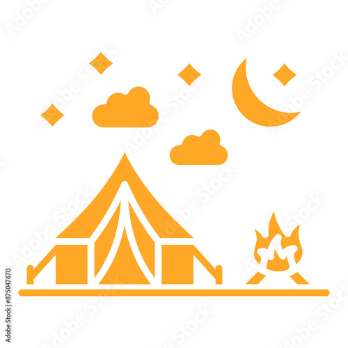 Night camp Icon