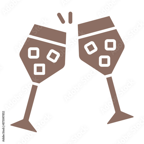 Juice glasses Icon