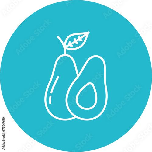 Avocado Icon