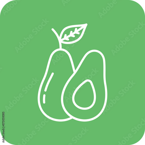 Avocado Icon