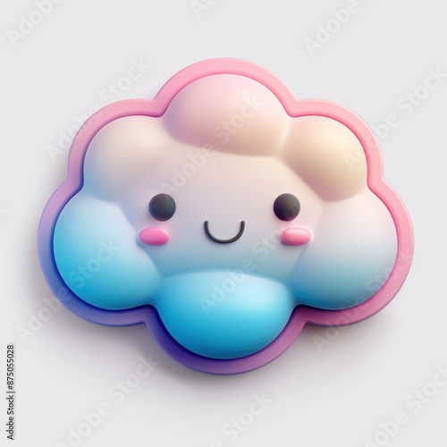 Smiling Rainbow Cloud