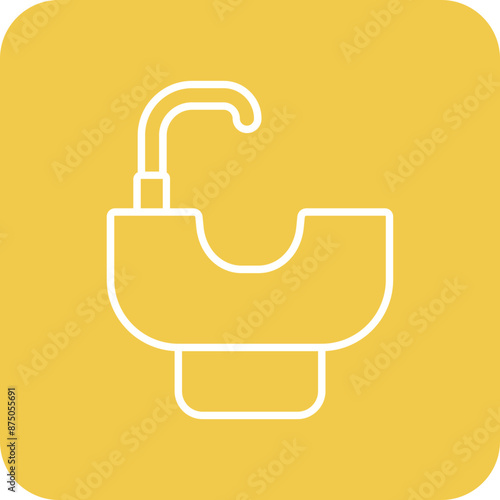 Hair wash sink Icon