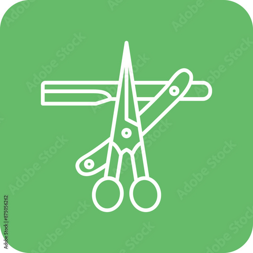 Hair cutting Icon