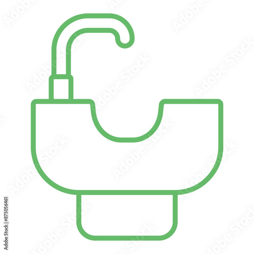 Hair wash sink Icon
