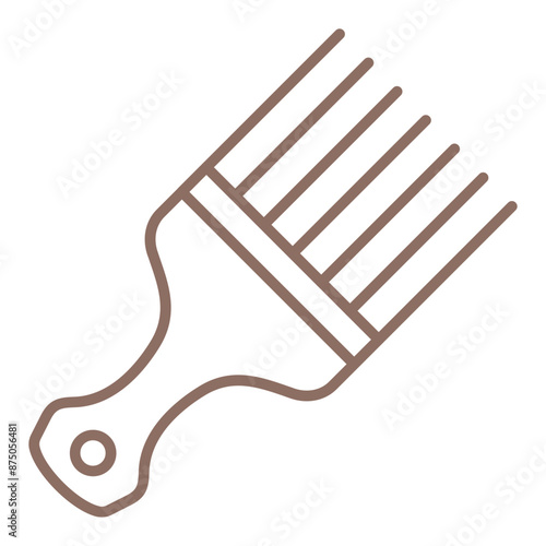 Afro comb Icon