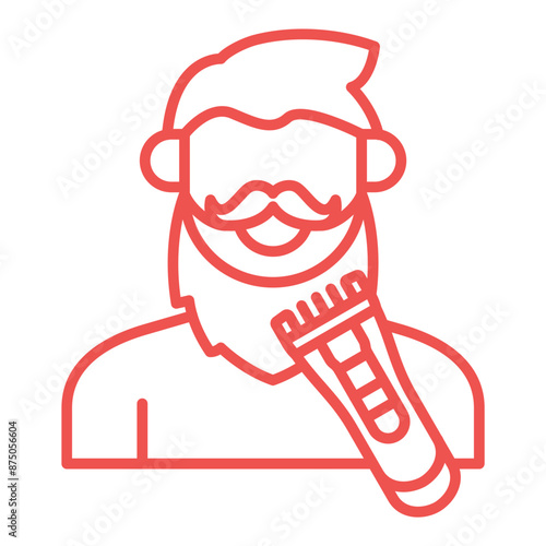 Beard trimming Icon